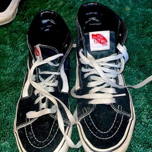 vans original off the wall, black & white, size 7